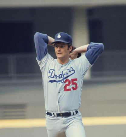 Tommy John Los Angeles Dodgers 1974 Away Throwback Baseball Stitched Jersey | CTJS0185