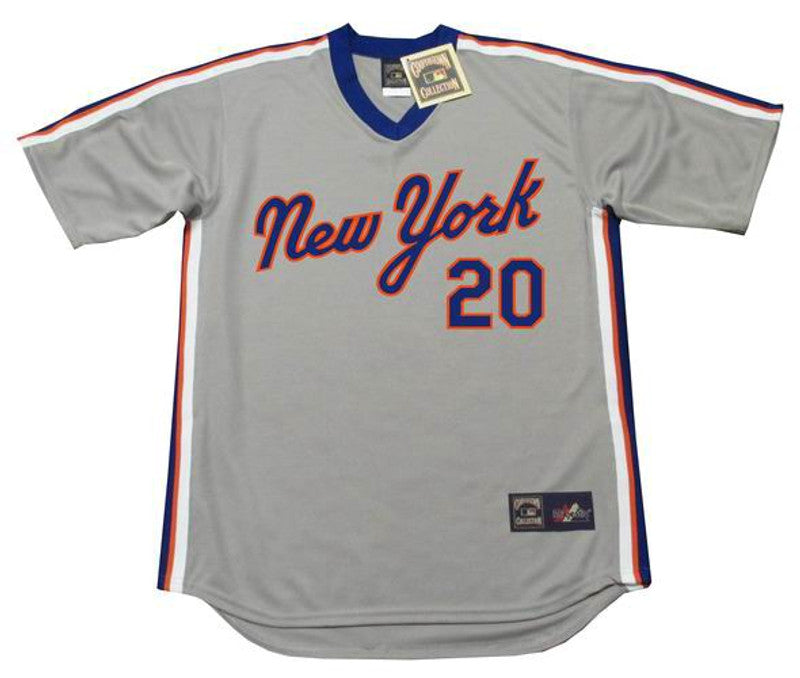 Howard Johnson New York Mets 1987 Cooperstown Away Baseball Stitched Jersey | CTJS1854