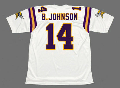 Minnesota Vikings Brad Johnson NFL jersey front view