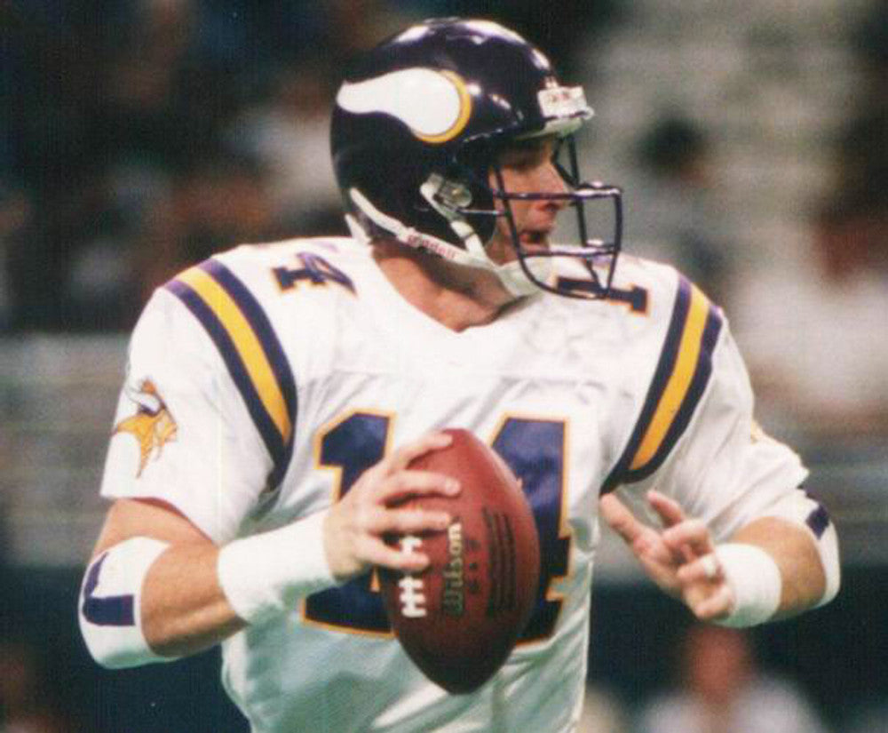 Minnesota Vikings Brad Johnson NFL jersey front view
