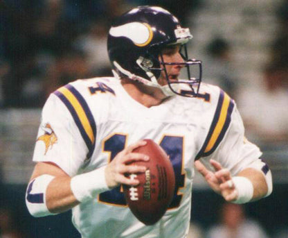 Minnesota Vikings Brad Johnson NFL jersey front view