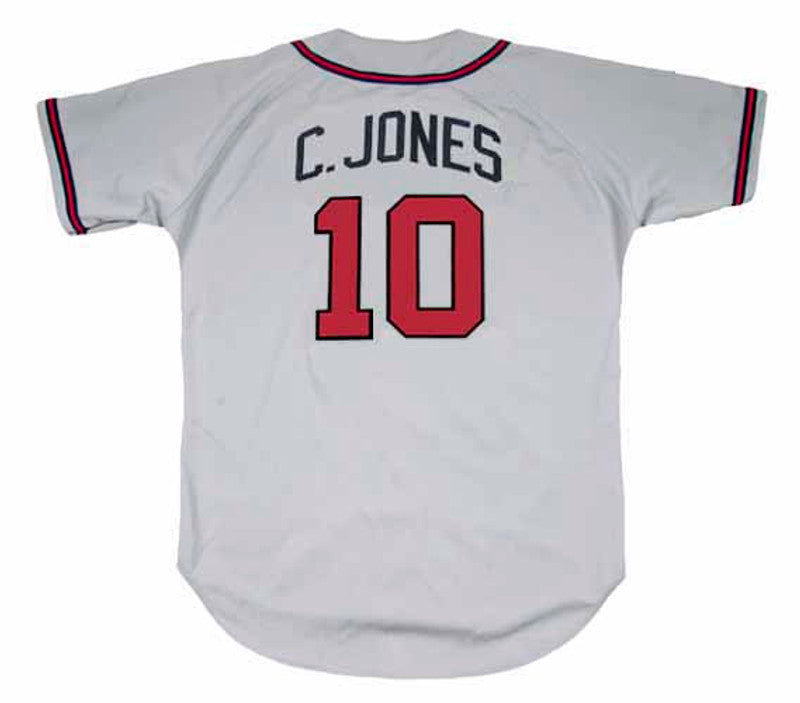 Chipper Jones Atlanta Braves 1995 Away Throwback Baseball Stitched Jersey | CTJS2561