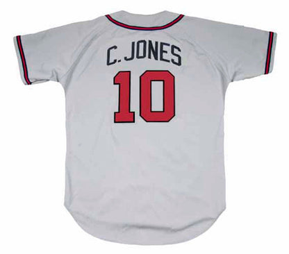 Chipper Jones Atlanta Braves 1995 Away Throwback Baseball Stitched Jersey | CTJS2561