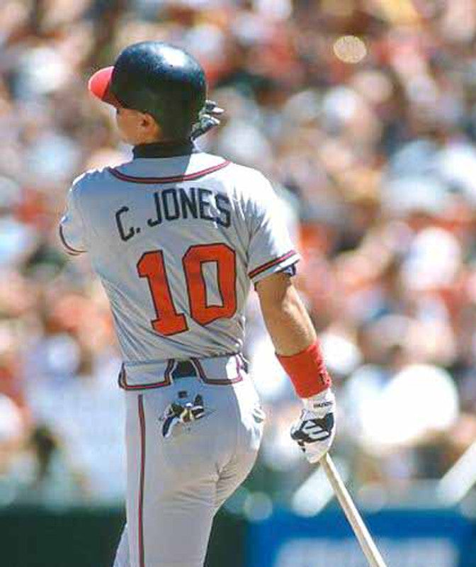 Chipper Jones Atlanta Braves 1995 Away Throwback Baseball Stitched Jersey | CTJS2561