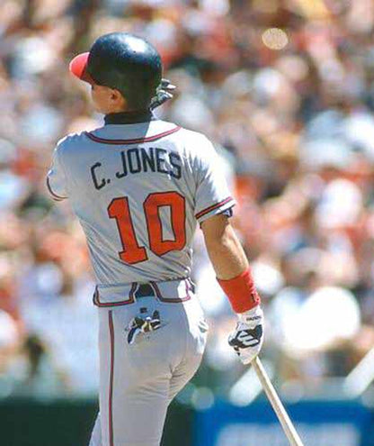 Chipper Jones Atlanta Braves 1995 Away Throwback Baseball Stitched Jersey | CTJS2561