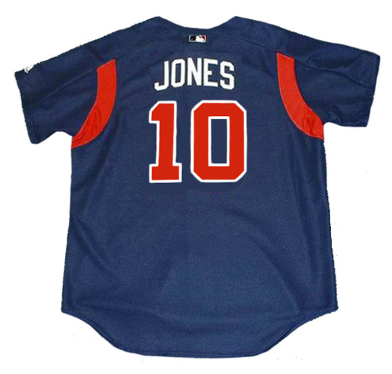 Chipper Jones Atlanta Braves 2003 Authentic Throwback Baseball Stitched Jersey | CTJS2559