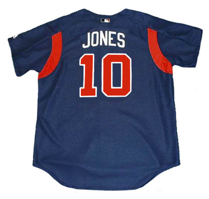 Chipper Jones Atlanta Braves 2003 Authentic Throwback Baseball Stitched Jersey | CTJS2559