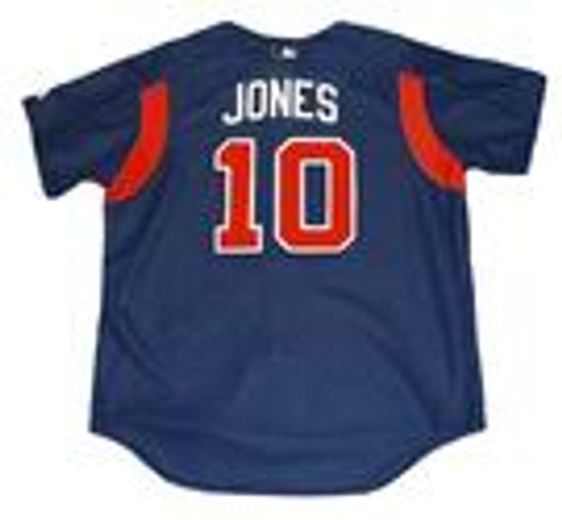 Chipper Jones Atlanta Braves 2003 Authentic Throwback Baseball Stitched Jersey | CTJS2559