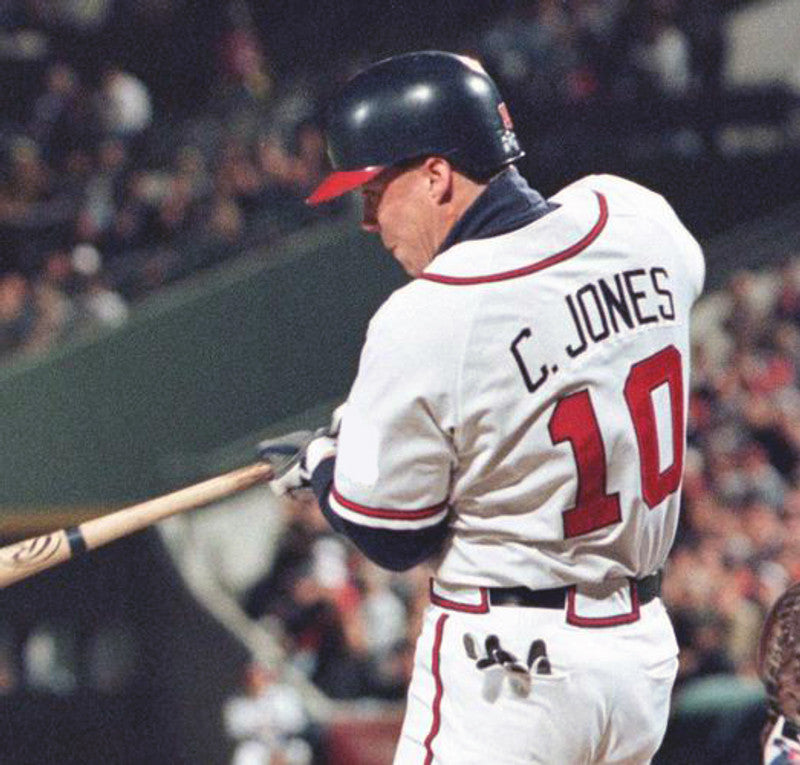 Chipper Jones Atlanta Braves 1995 Home Throwback Baseball Stitched Jersey | CTJS2560