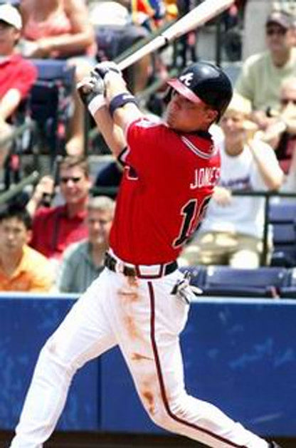 Chipper Jones Atlanta Braves 2008 Throwback Alternate Baseball Stitched Jersey | CTJS2558
