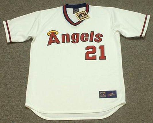 Wally Joyner California Angels 1986 Cooperstown Throwback Baseball Stitched Jersey | CTJS0092