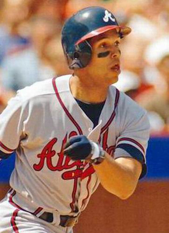 David Justice Atlanta Braves 1995 Away Throwback Baseball Stitched Jersey | CTJS2352