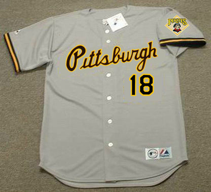 Jason Kendall Pittsburgh Pirates 1996 Throwback Away Baseball Stitched Jersey | CTJS1783