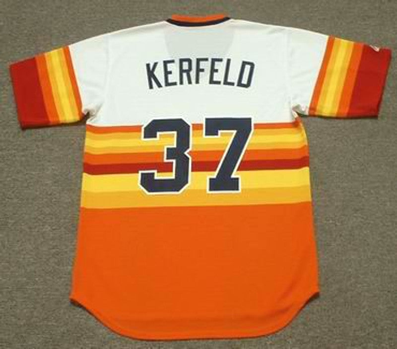 Charlie Kerfeld Houston Astros 1986 Cooperstown Throwback Baseball Stitched Jersey | CTJS2616