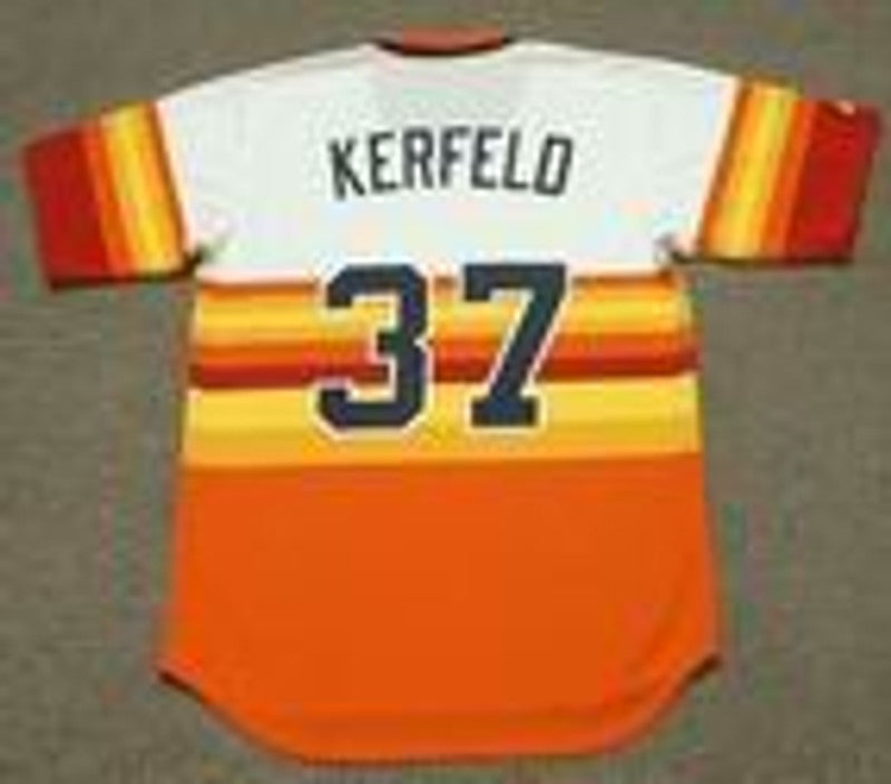 Charlie Kerfeld Houston Astros 1986 Cooperstown Throwback Baseball Stitched Jersey | CTJS2616