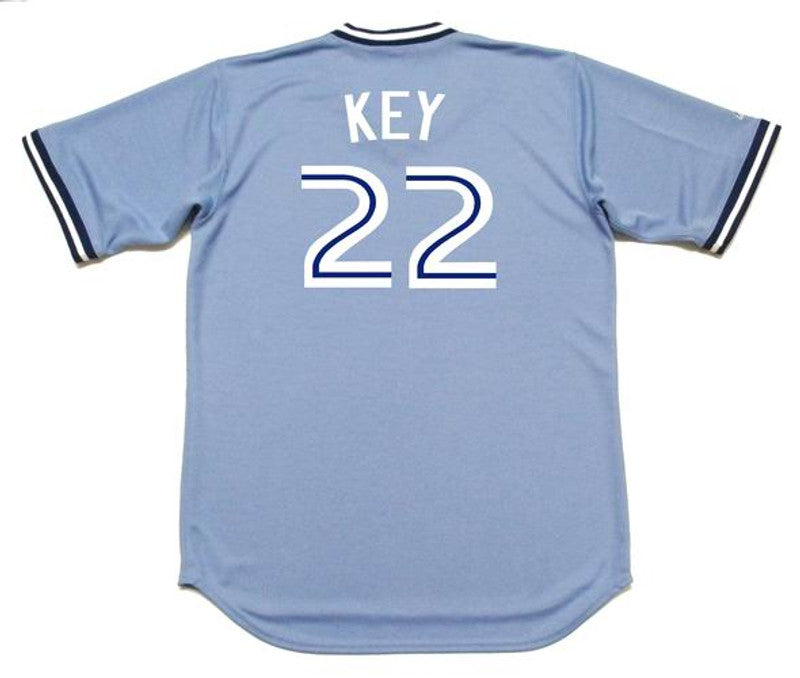 Jimmy Key Toronto Blue Jays 1987 Cooperstown Away Baseball Stitched Jersey | CTJS1648