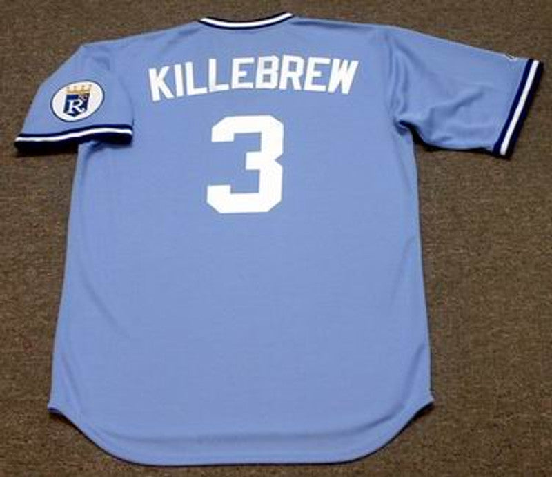 Harmon Killebrew Kansas City Royals 1975 Cooperstown Baseball Stitched Jersey | CTJS1896