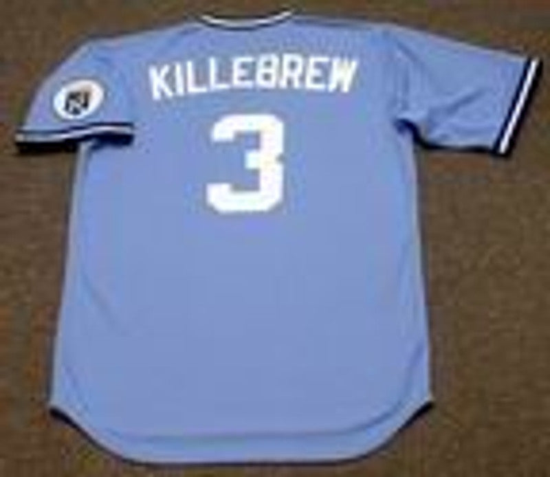 Harmon Killebrew Kansas City Royals 1975 Cooperstown Baseball Stitched Jersey | CTJS1896