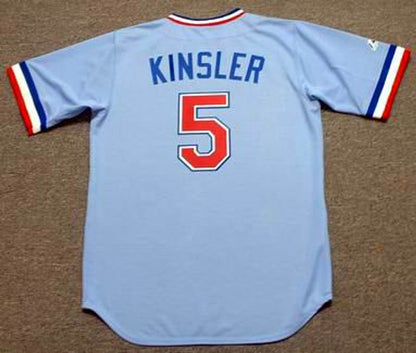 Ian Kinsler Texas Rangers 1980S Cooperstown Throwback Baseball Stitched Jersey | CTJS1845