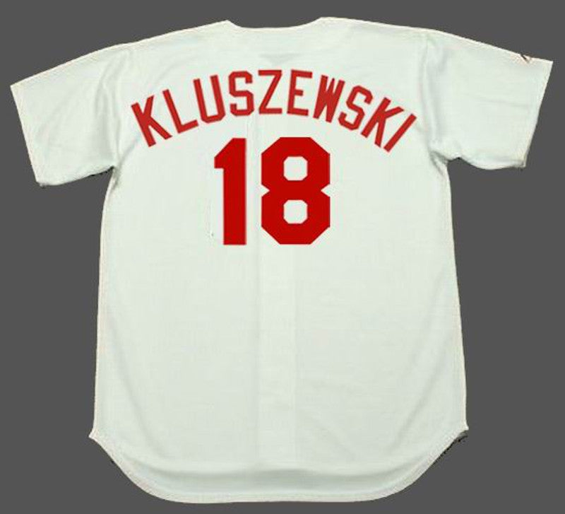 Ted Kluszewski Cincinnati Reds 1970 Cooperstown Home Baseball Stitched Jersey | CTJS0303