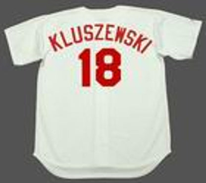 Ted Kluszewski Cincinnati Reds 1970 Cooperstown Home Baseball Stitched Jersey | CTJS0303