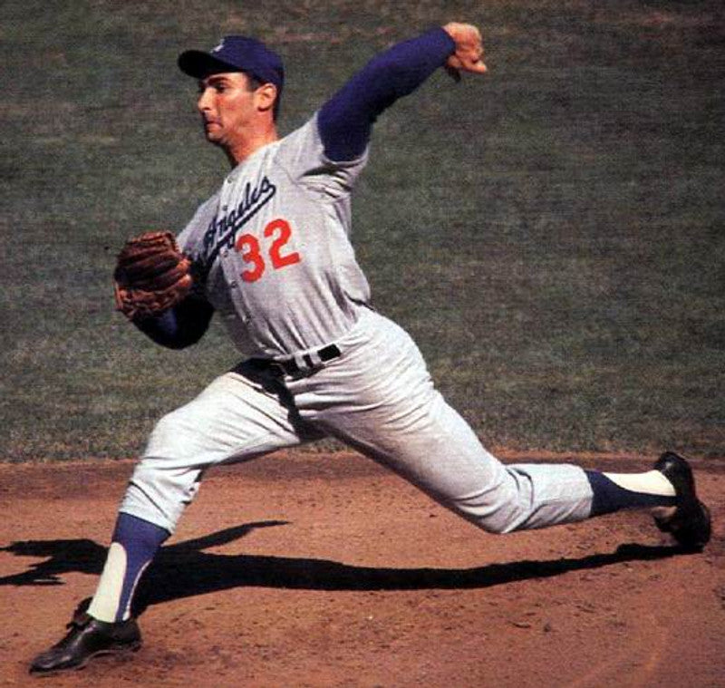 Sandy Koufax Los Angeles Dodgers 1965 Away Baseball Stitched Baseball Jersey | CTJS0405