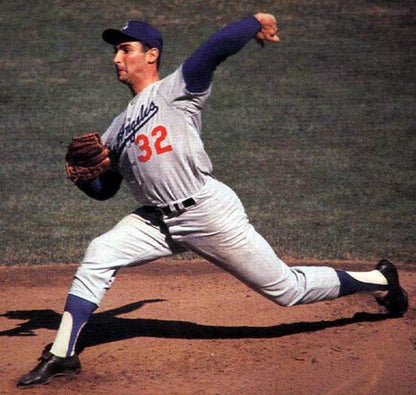 Sandy Koufax Los Angeles Dodgers 1965 Away Baseball Stitched Baseball Jersey | CTJS0405