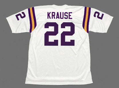 Minnesota Vikings Paul Krause NFL jersey front view
