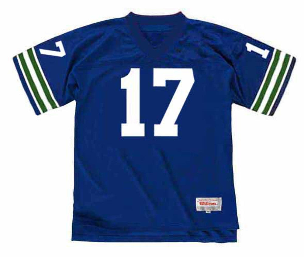 Seattle Seahawks Dave Krieg NFL jersey front view
