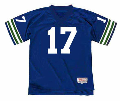 Seattle Seahawks Dave Krieg NFL jersey front view