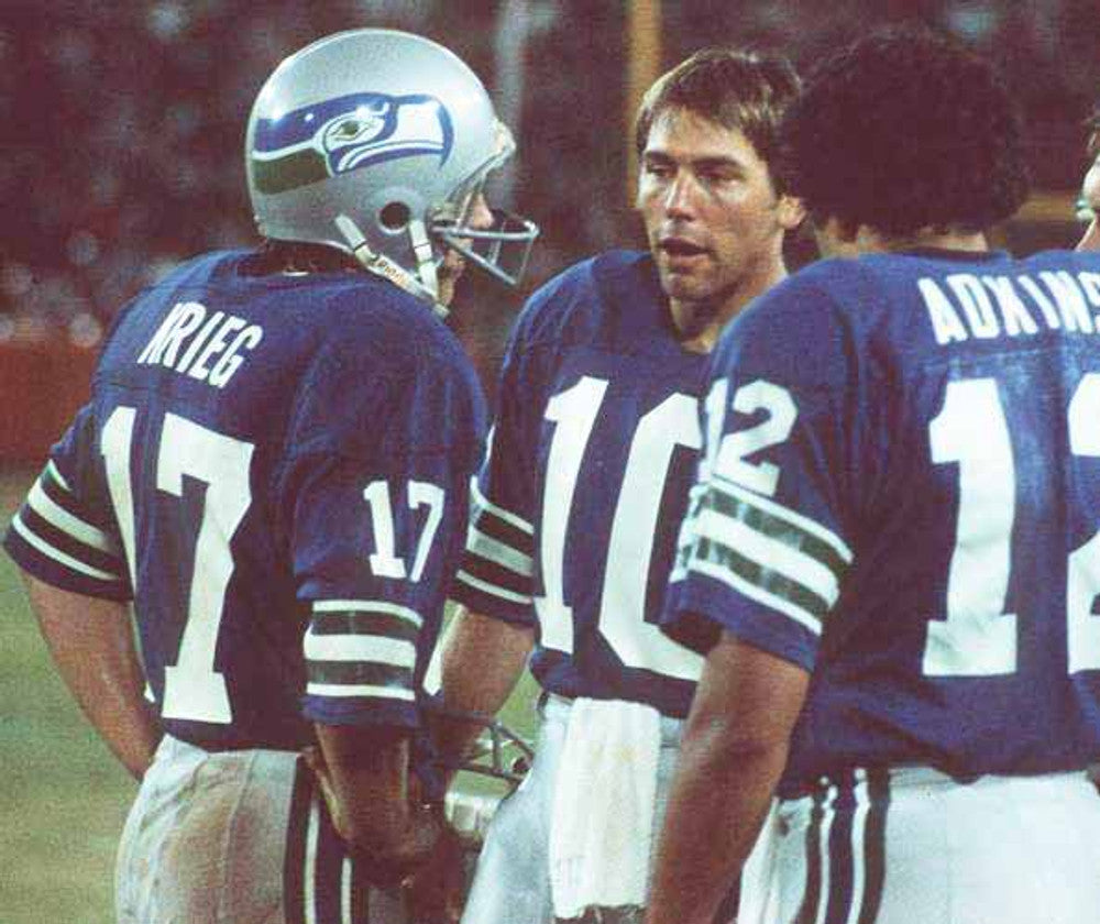 Seattle Seahawks Dave Krieg NFL jersey front view