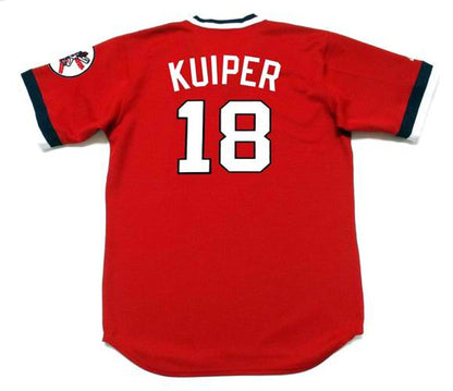 Duane Kuiper Cleveland Indians 1975 Cooperstown Throwback Stitched Jersey | CTJS2213