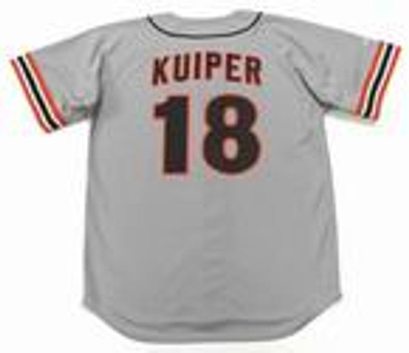 Duane Kuiper San Francisco Giants 1984 Cooperstown Away Baseball Stitched Jersey | CTJS2209