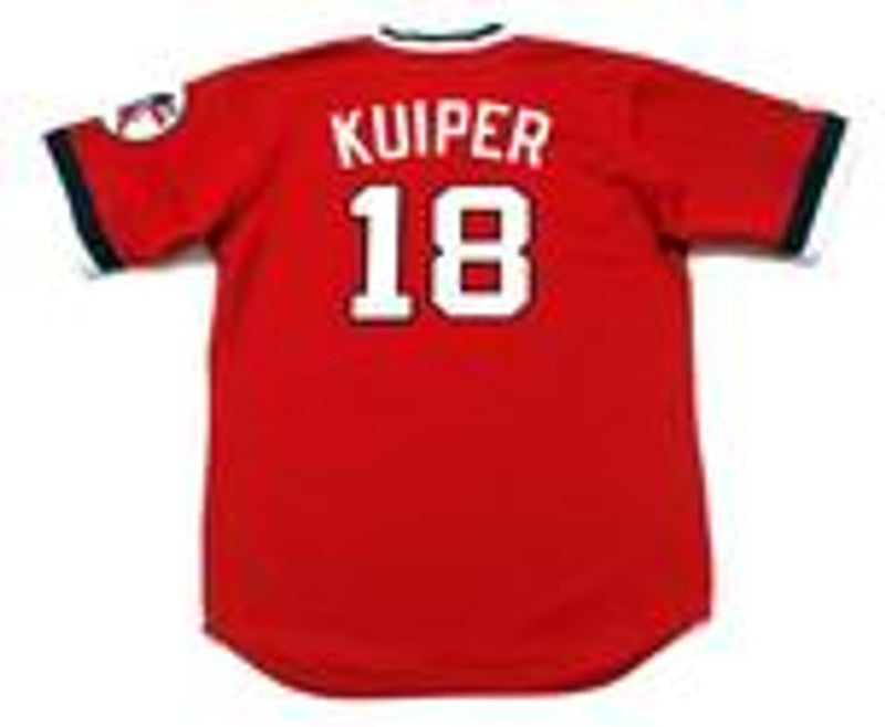 Duane Kuiper Cleveland Indians 1975 Cooperstown Throwback Stitched Jersey | CTJS2213