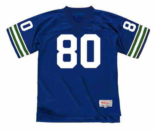 Seattle Seahawks Steve Largent NFL jersey front view