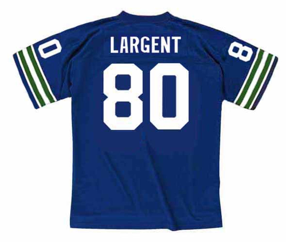 Seattle Seahawks Steve Largent NFL jersey front view