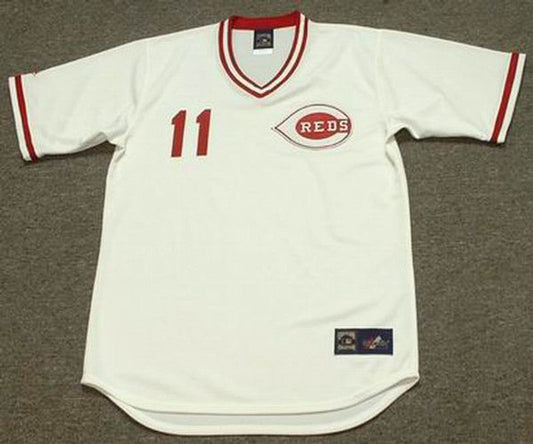 Barry Larkin Cincinnati Reds 1990 Cooperstown Home Baseball Stitched Jersey | CTJS2953
