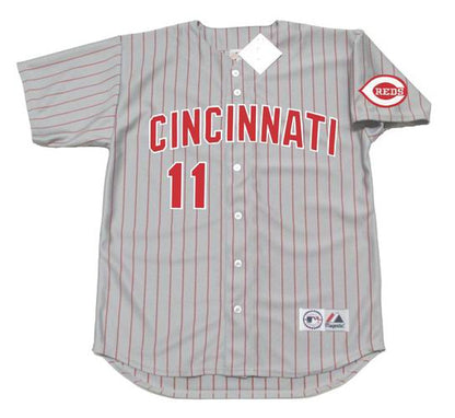 Barry Larkin Cincinnati Reds 1993 Throwback Away Baseball Stitched Jersey | CTJS2952