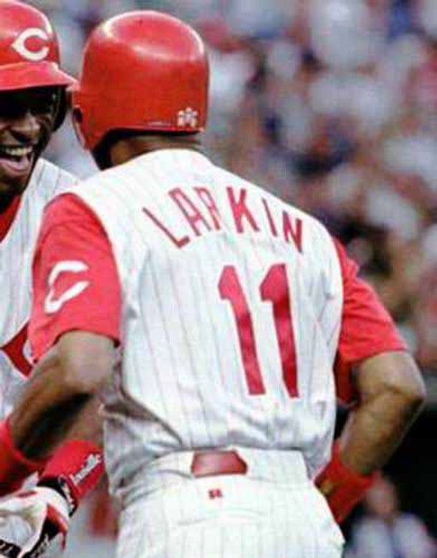 Barry Larkin Cincinnati Reds 1995 Home Baseball Throwback Stitched Jersey | CTJS2951