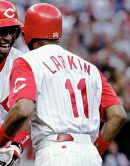 Barry Larkin Cincinnati Reds 1995 Home Baseball Throwback Stitched Jersey | CTJS2951