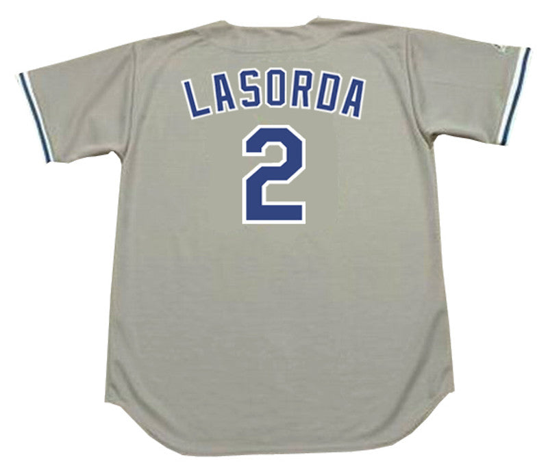 Tommy Lasorda Los Angeles Dodgers 1981 Away Baseball Stitched Baseball Jersey | CTJS0182
