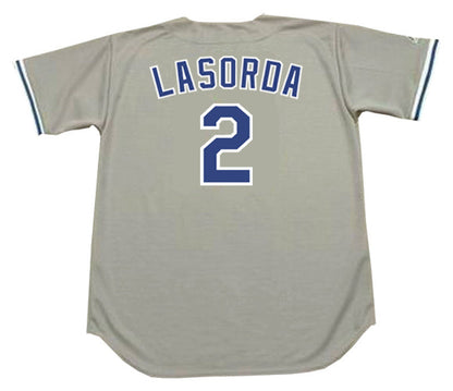 Tommy Lasorda Los Angeles Dodgers 1981 Away Baseball Stitched Baseball Jersey | CTJS0182