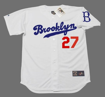 Tommy Lasorda Brooklyn Dodgers Cooperstown Throwback Baseball Stitched Jersey | CTJS0183