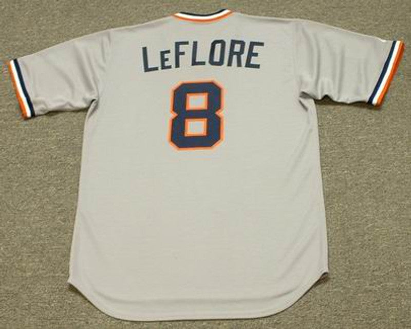Ron Leflore Detroit Tigers 1976 Cooperstown Throwback Away Baseball Stitched Jersey | CTJS0540