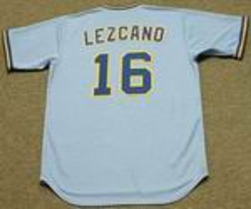 Sixto Lezcano Milwaukee Brewers 1975 Athletic Cooperstown Throwback Away Stitched Baseball Jersey | CTJS0366