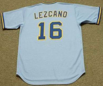 Sixto Lezcano Milwaukee Brewers 1975 Athletic Cooperstown Throwback Away Stitched Baseball Jersey | CTJS0366