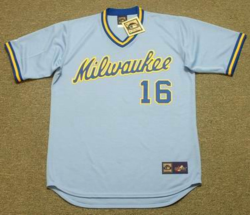Sixto Lezcano Milwaukee Brewers 1979 Cooperstown Throwback Away Stitched Baseball Jersey | CTJS0364