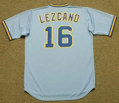 Sixto Lezcano Milwaukee Brewers 1979 Cooperstown Throwback Away Stitched Baseball Jersey | CTJS0364