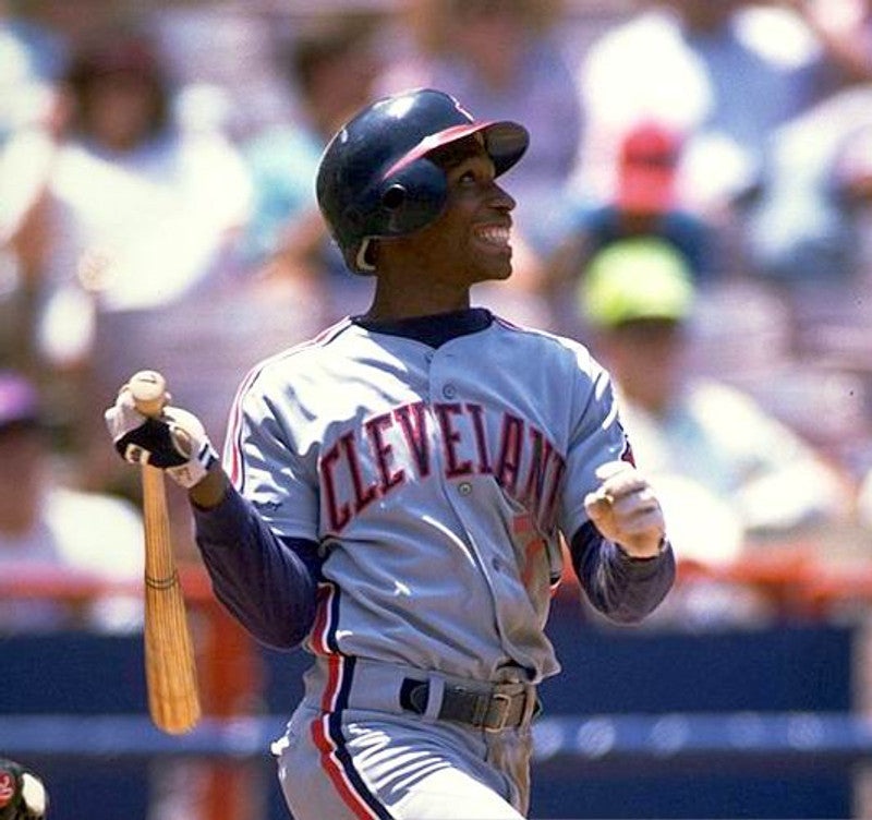 Cleveland Indians 1990S Throwback Road Custom Name Number Stitched Jersey | CTJS2494