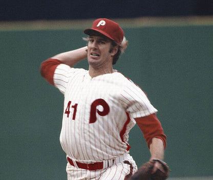 Jim Lonborg Philadelphia Phillies 1976 Cooperstown Throwback Home Baseball Stitched Jersey | CTJS1675
